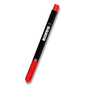 Permanentní popisovač Kores K-Marker tenký červený
